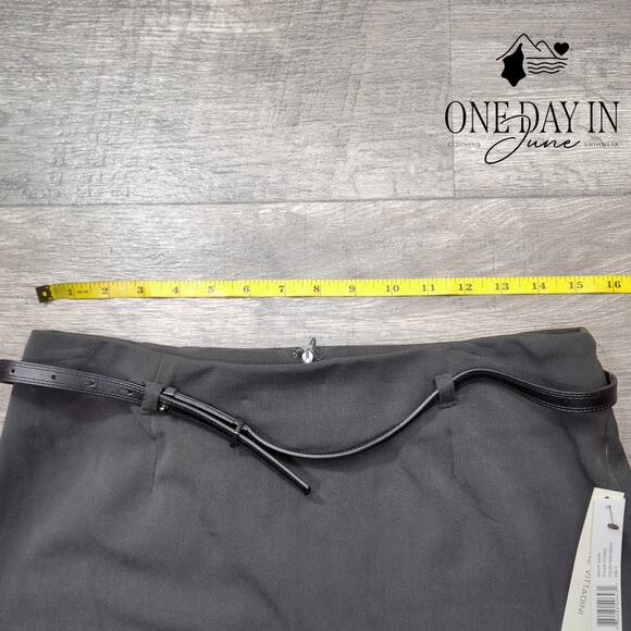 Adrienne Vittadini Belted Pencil Skirt Size 8 - Picture 3 of 5
